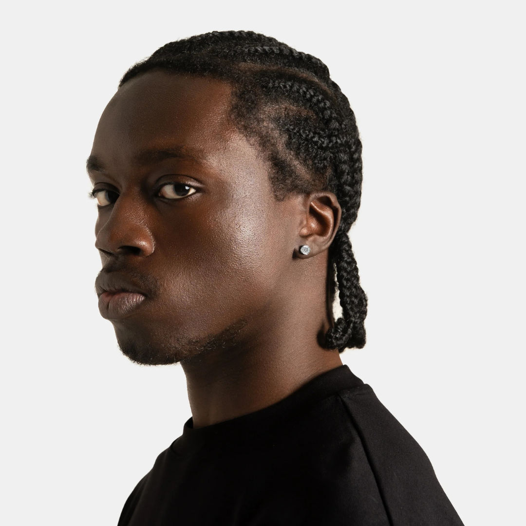 Round Stud Earrings | (Moissanite)