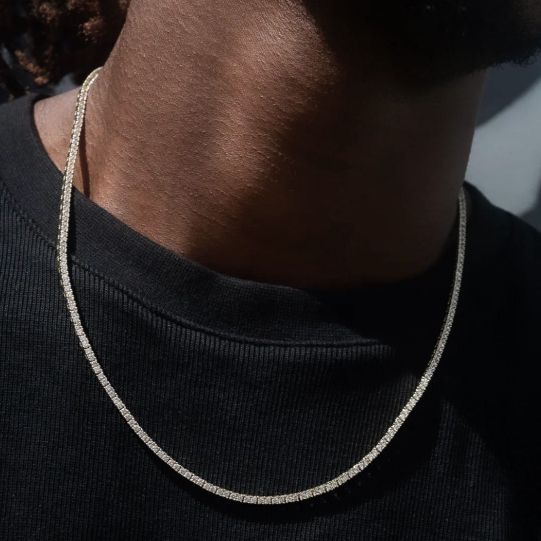 Tennis Chain | 2mm (Moissanite)