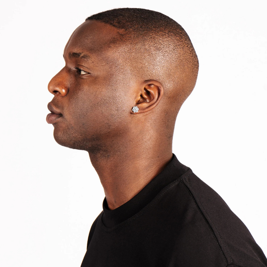 Cluster Earrings | (Moissanite)