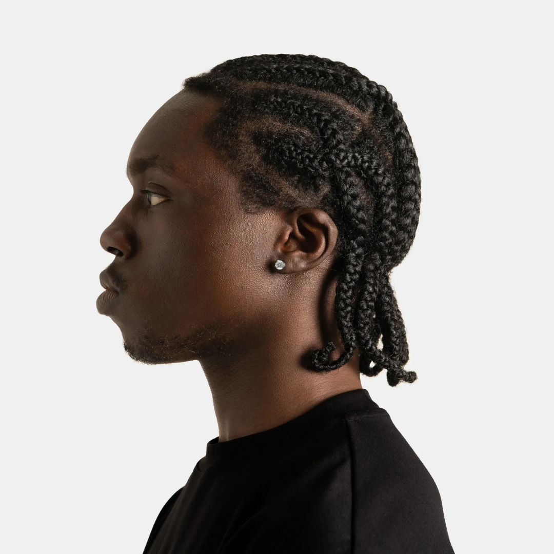 Round Stud Earrings | (Moissanite)