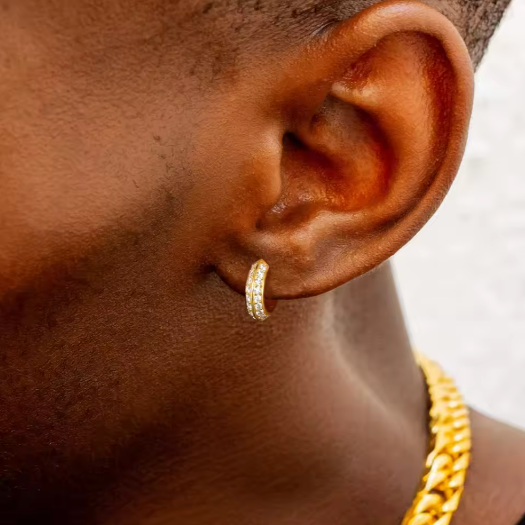 Hoop Earrings | (Moissanite)