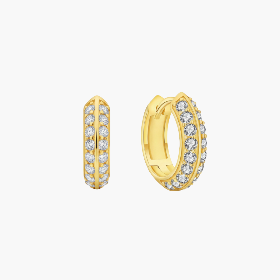 Hoop Earrings | (Moissanite)