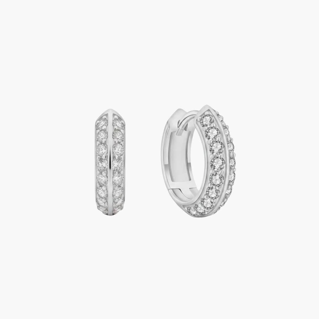 Hoop Earrings | (Moissanite)