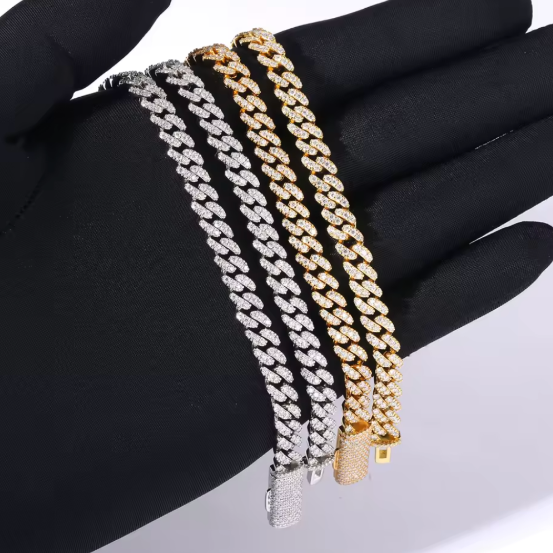 Cuban Bracelet | 6mm (Moissanite)