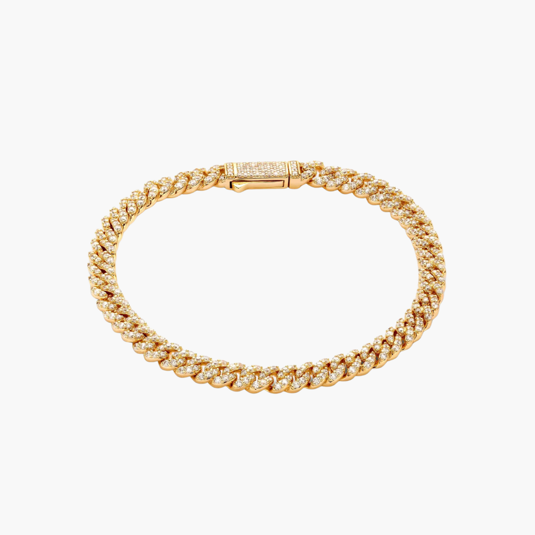 Cuban Bracelet | 6mm (Moissanite)