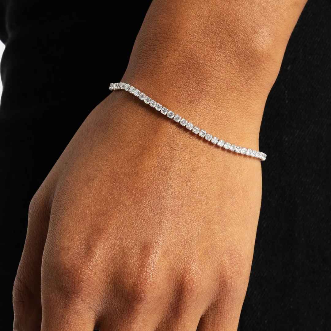 Tennis Bracelet | 2mm (Moissanite)